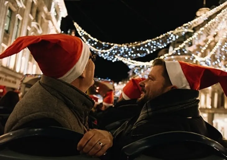 런던 툿버스 TootBus 크리스마스 라이트 투어