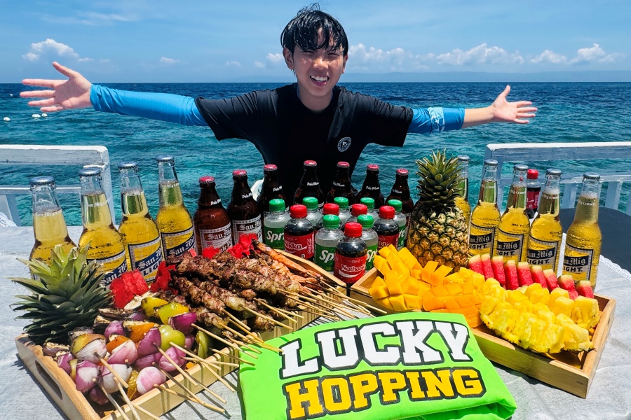 보홀 럭키호핑 발리카삭 돌핀 & 거북이 스노클링 투어