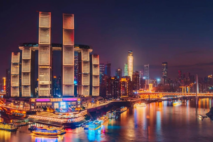 충칭 양쯔강 & 자링강 야간 크루즈