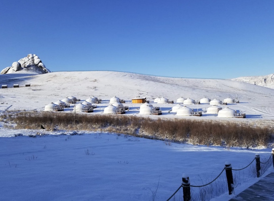 [고비노매드투어] [2박3일] 울란바토르 미니사막 + 아리아발 사원 겨울 투어