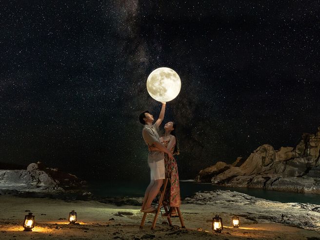 하와이 밤, JTBC 톡파원과 함께하는 아이폰 스냅 별자리 투어