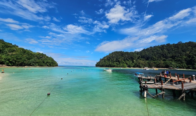 코타키나발루 사피섬 호핑 투어 (픽/드랍 + 패러세일링 포함)