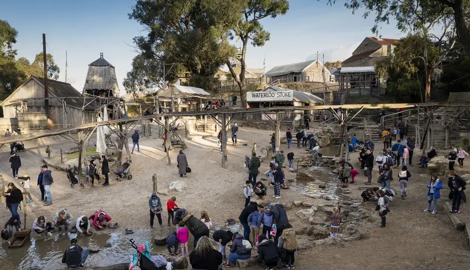 [조이투어] 멜버른 호주 민속촌 소버린힐 역사마을 투어 (금캐기, 코스튬, 시대극)