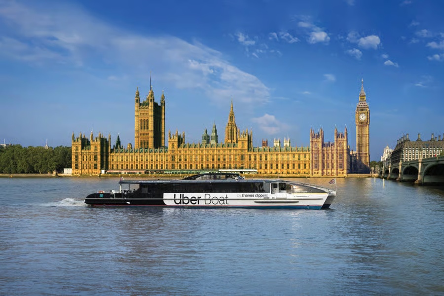 London Thames Clippers Uber Boat Round Trip Ticket