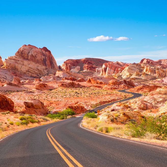 Las Vegas: Valley of Fire, Seven Magic Mountains & Las Vegas Sign Tour (WAUG Exclusive)