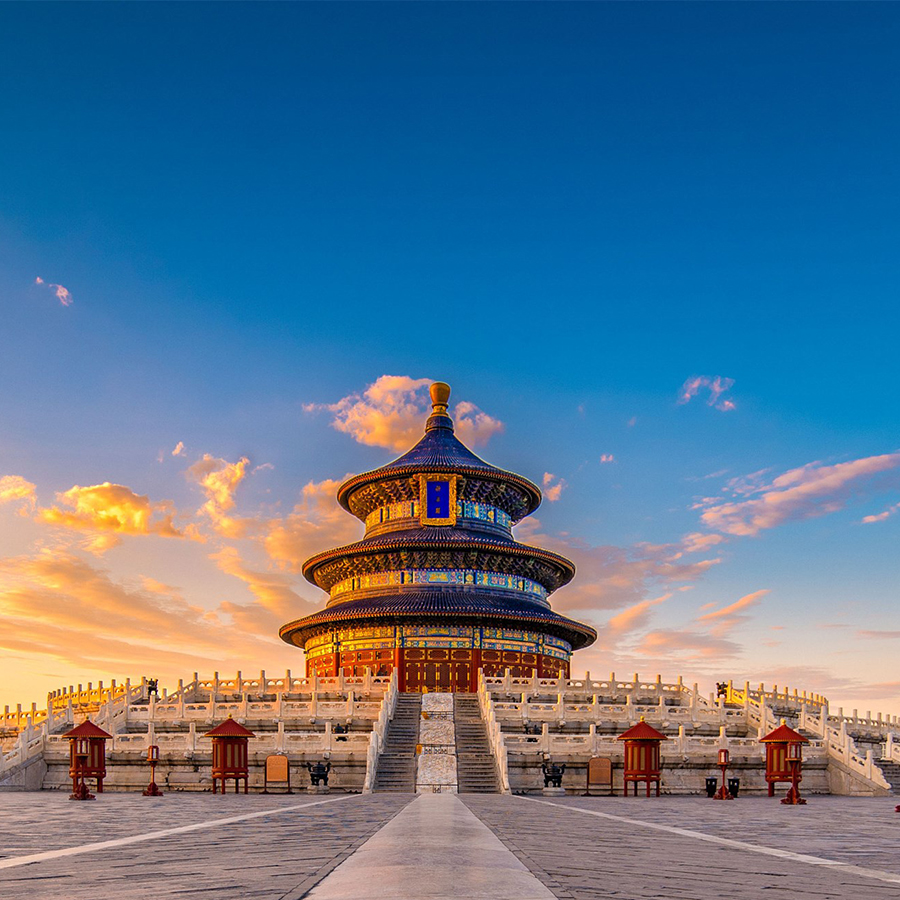 베이징 천단 & 이화원 & 라마 사원 & 옛 후통 일일 버스 투어