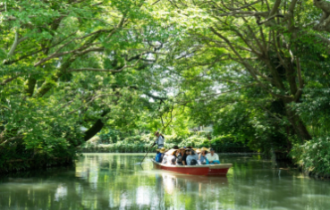 후쿠오카 출발 FunTour 큐슈 관광 버스 라이잔 센뉴지·야나가와·다자이후·카마도 신사 1일 투어 (야나가와 유람선 선택 가능)