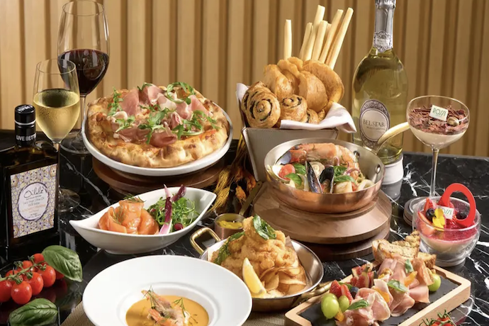 스튜디오 시티 마카오 로시 트라토리아 세미 뷔페 런치