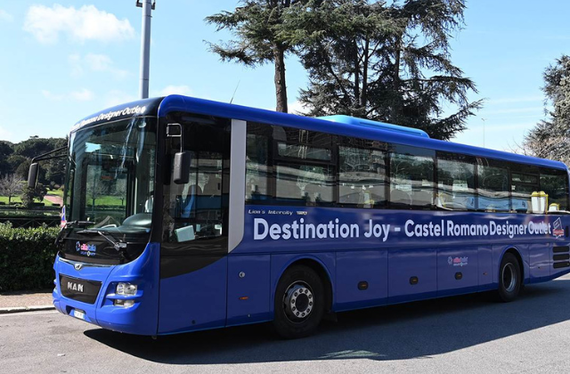 로마 카스텔 로마노 아울렛 왕복 셔틀버스 (10% 할인 쿠폰 + F&B 바우처 포함) - WAUG Exclusive