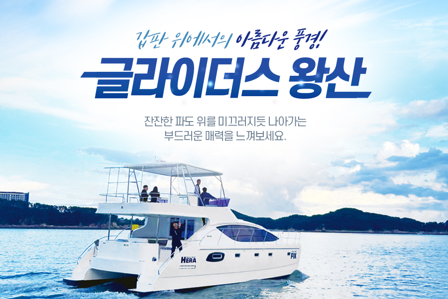 인천 글라이더스왕산 요트투어