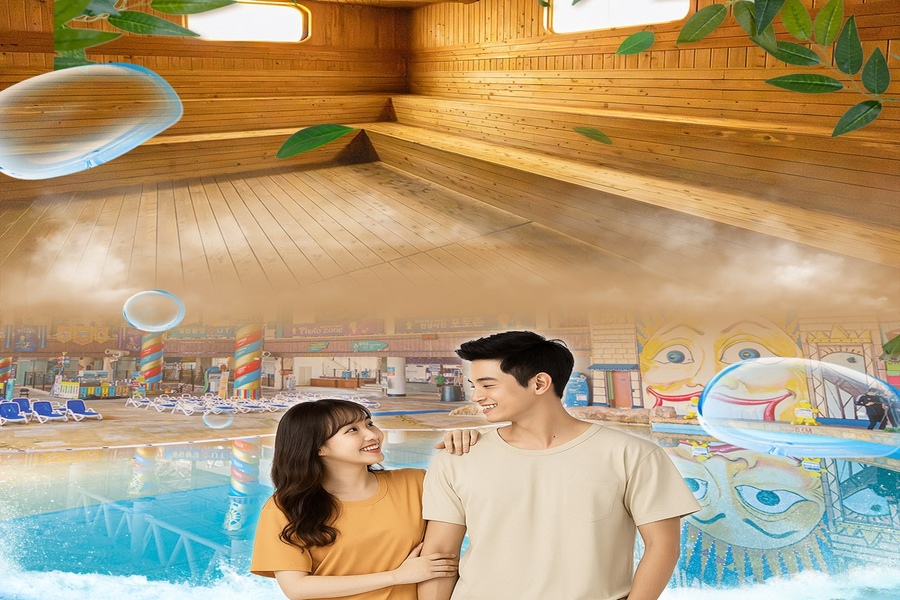 Gyeonggi: One Mount Water Park + Jjimjilbang Admission Ticket