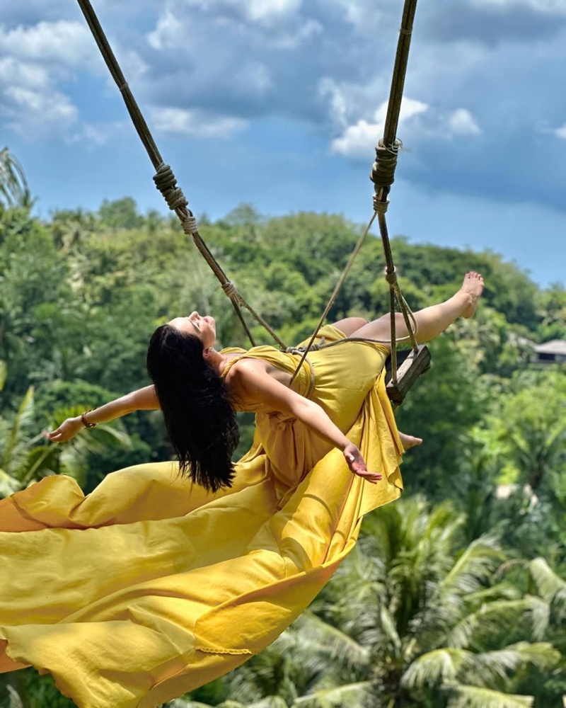 Bali Ubud Monkey Forest, Tirta Empul, Waterfall, & Swing Private Tour