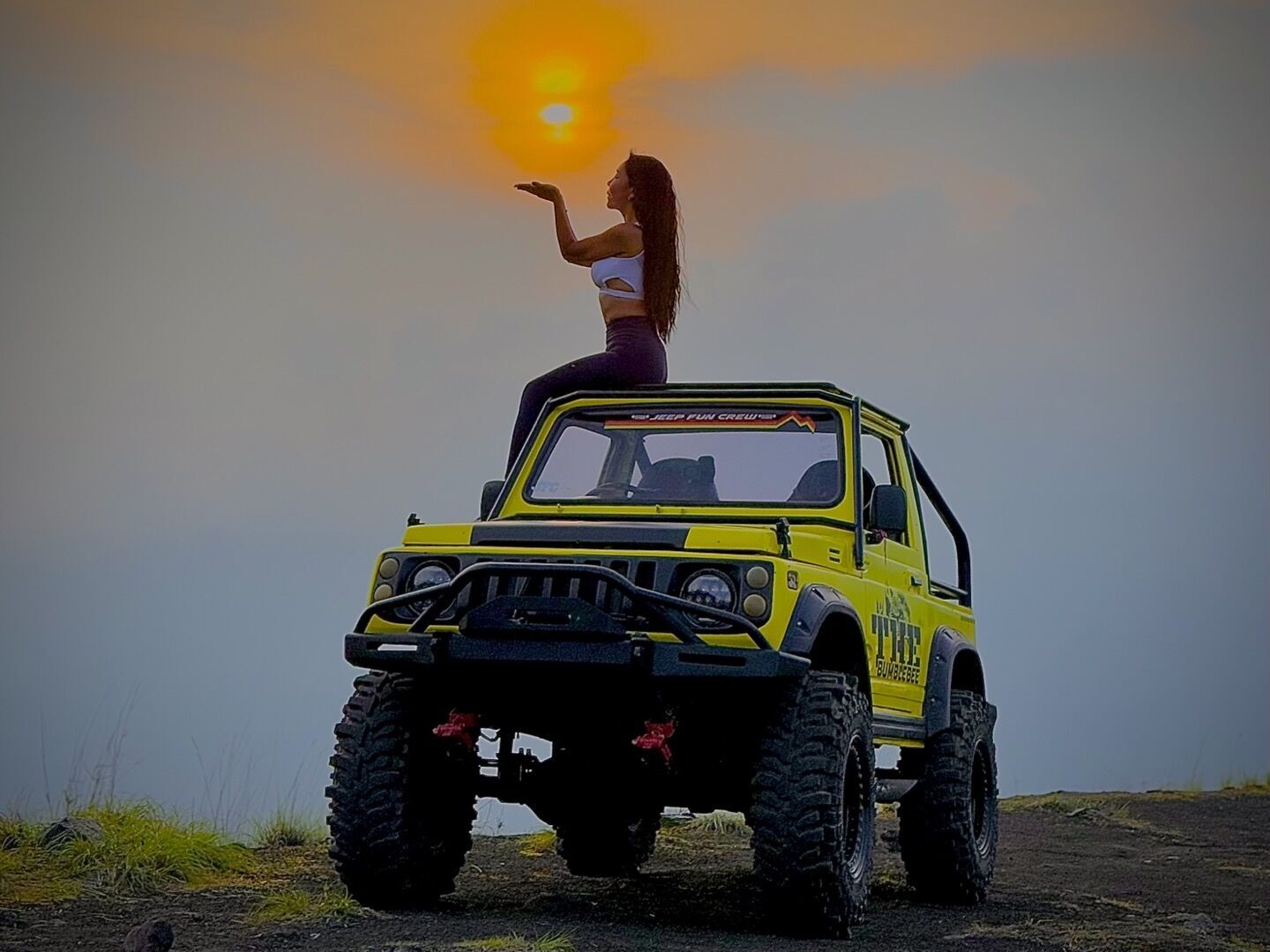 バリ・バトゥール山 日の出/日没 ジープツアー with 写真の天才 ワヤンガイド（英語/韓国語 プライベートツアー）