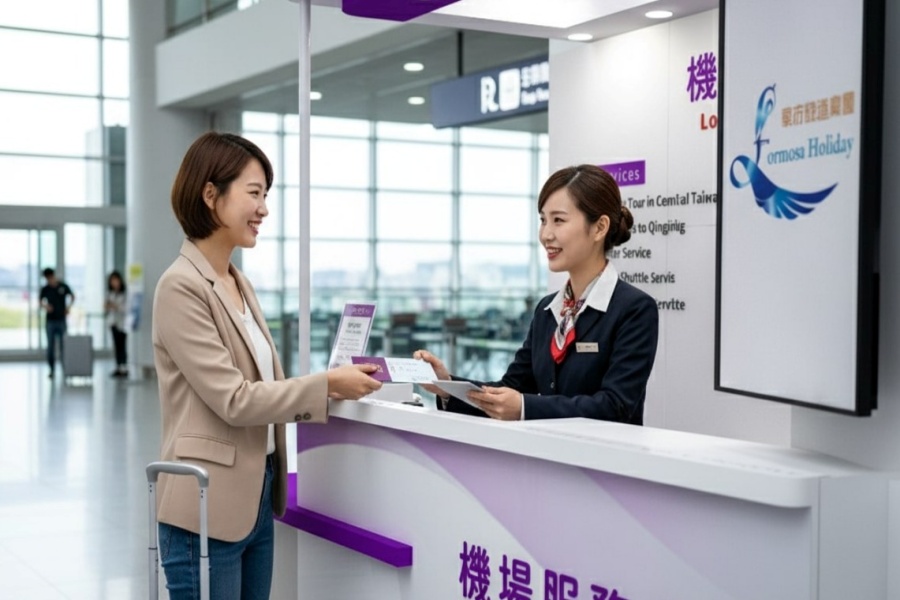 台湾桃園空港 相乗りピックアップサービス