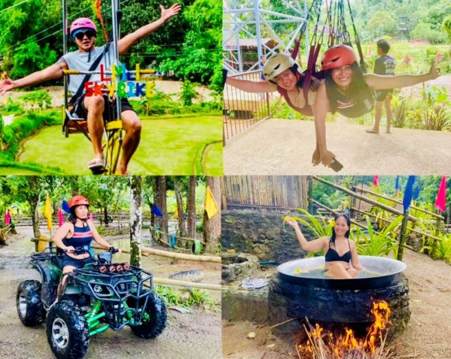 【独占割引】ボラカイ島 ATV、ジップライン、スカイバイク 一日ツアーパッケージ