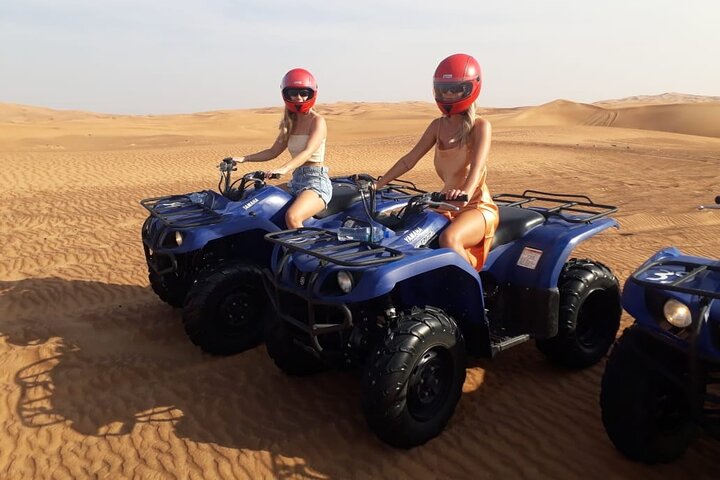 Dubai Unique Morning Quad Bike Safari in Open Desert