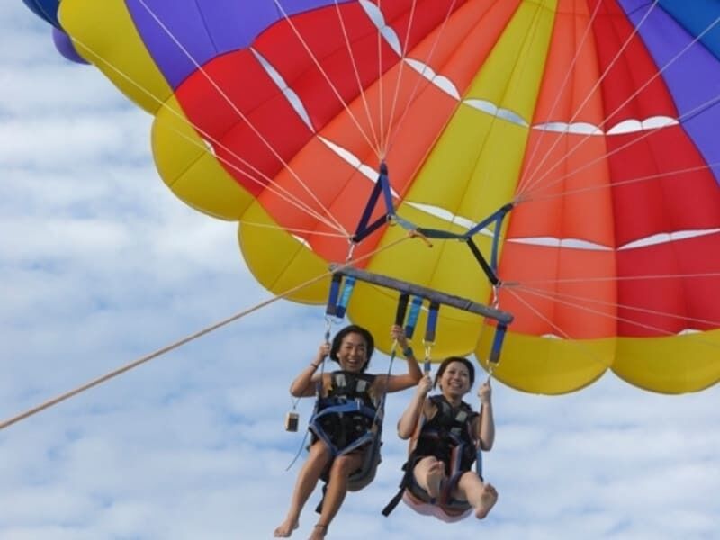 ハワイ・オアフ島 パラセーリング