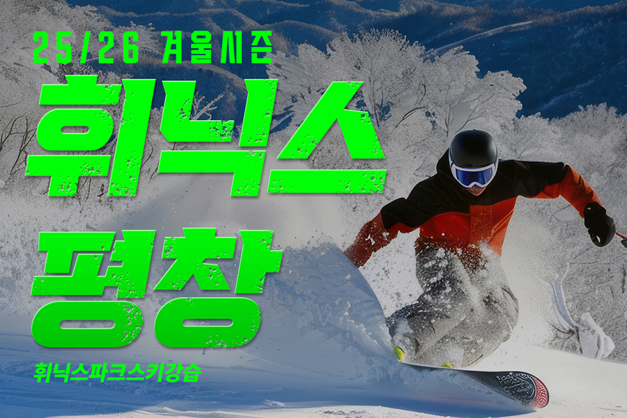 강원 평창 휘닉스파크 스키강습센터 강습 & 장비 & 의류 렌탈권