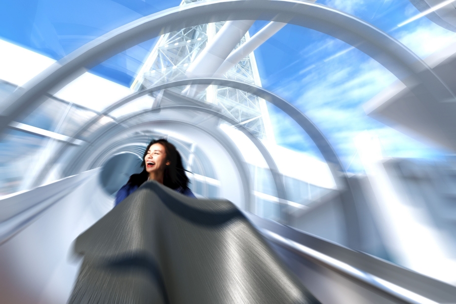 【大阪】通天閣展望台 タワースライダー（TOWER SLIDER）体験