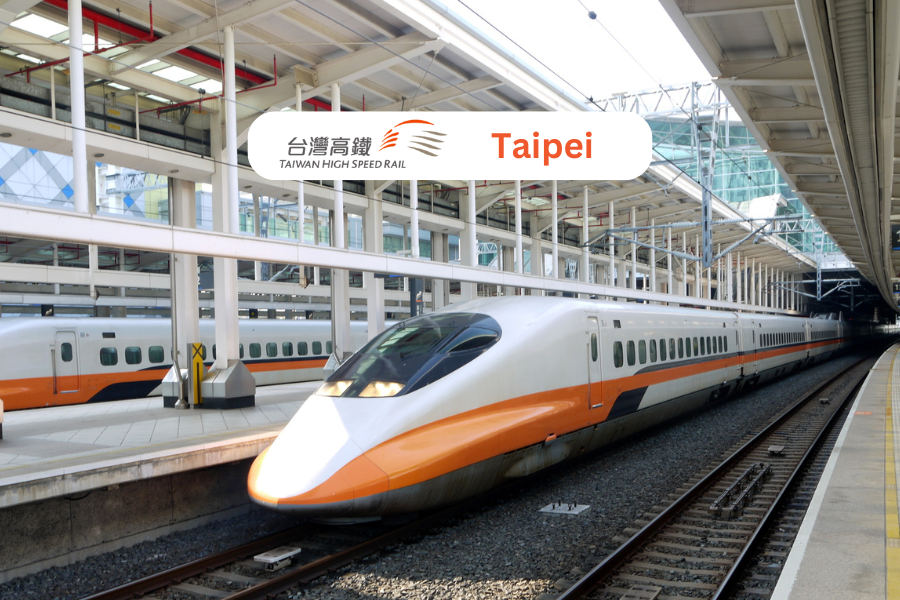 Taiwan High Speed Rail (THSR) One-Way Ticket (Taipei Departure)