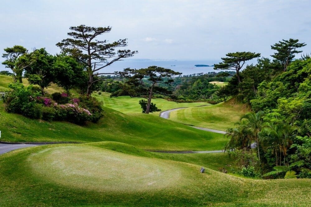 오키나와 카누차 골프 코스 18홀 라운딩