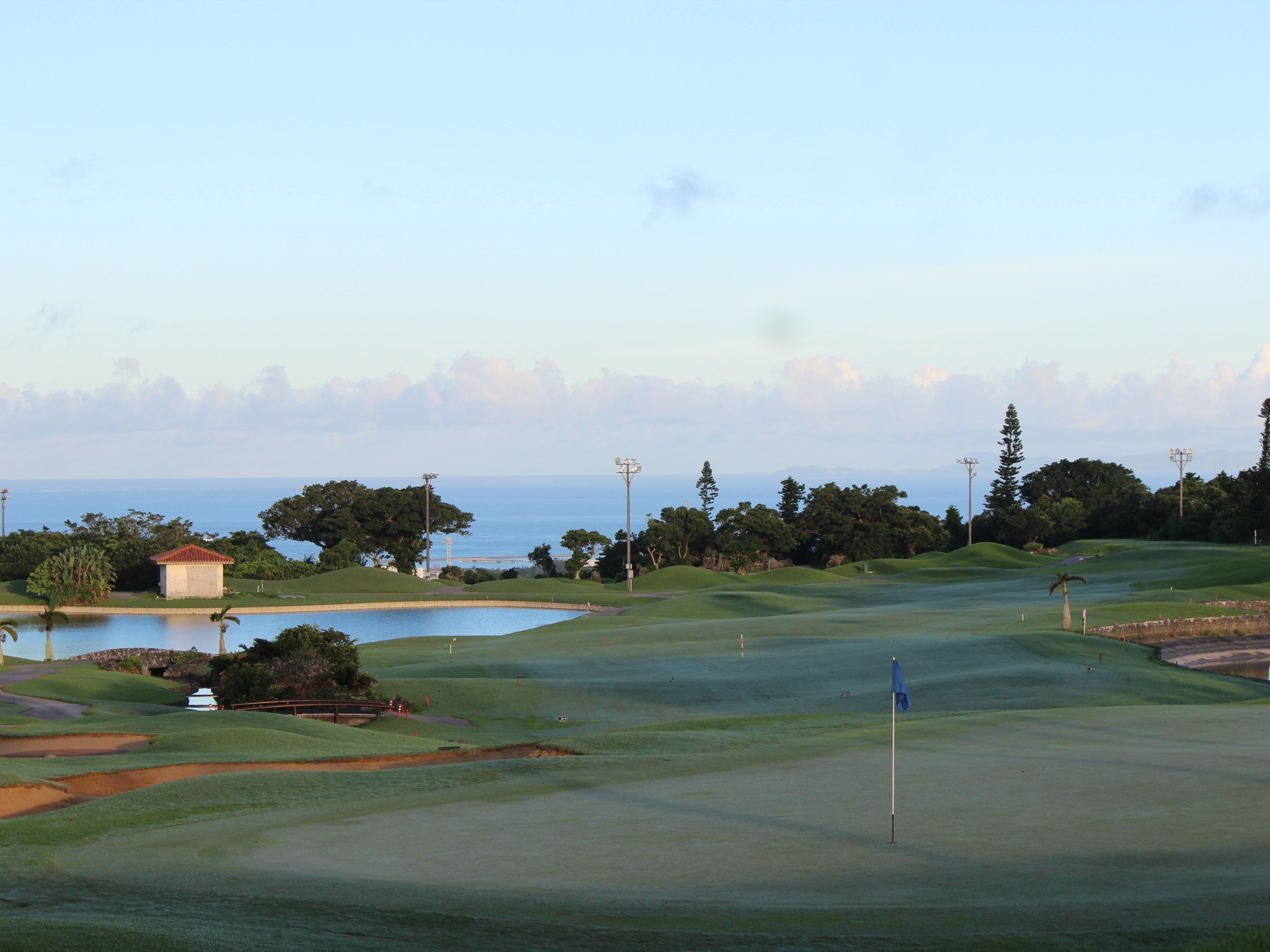 오키나와 팜힐스 골프 클럽 18홀 라운딩