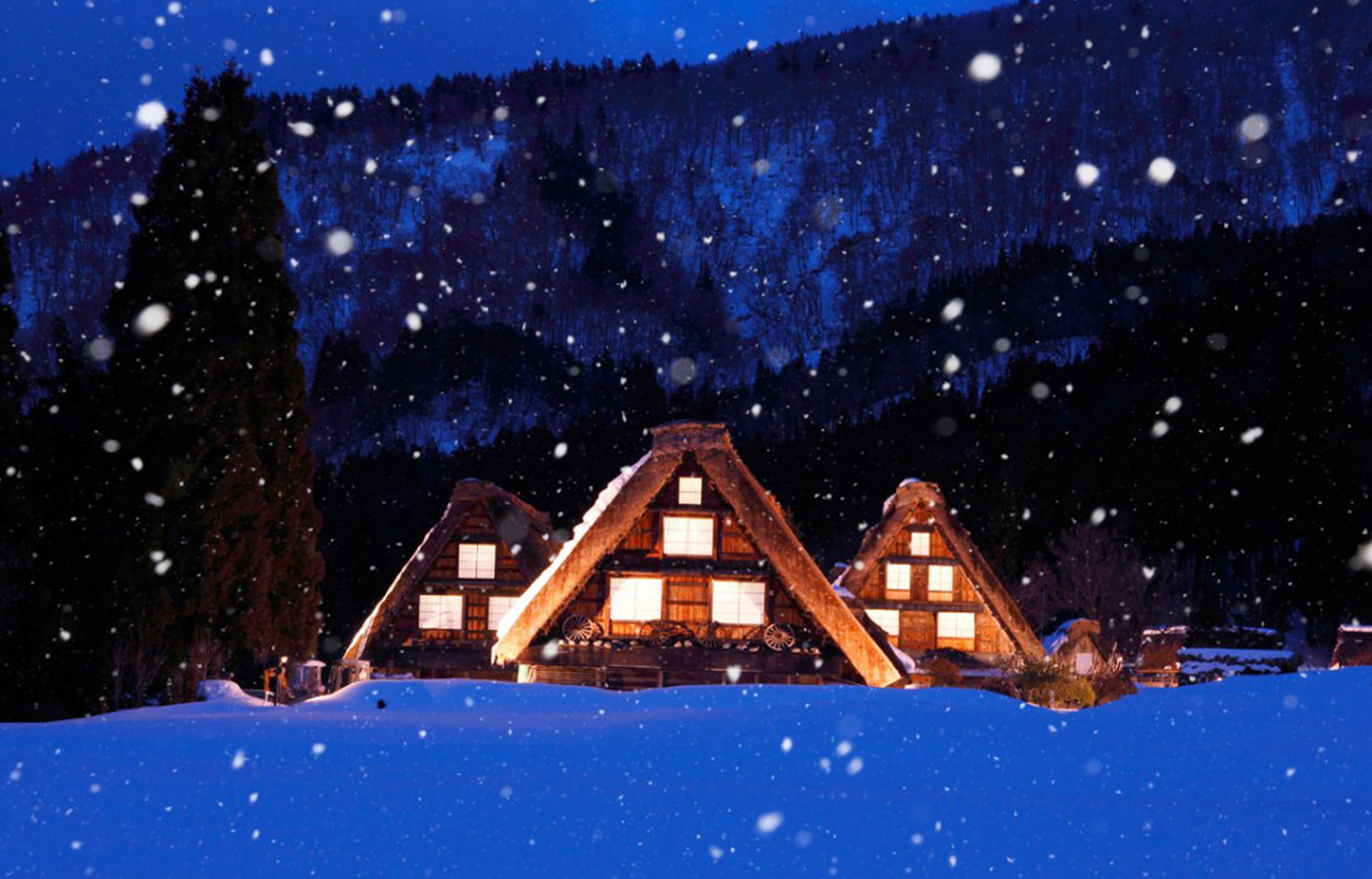 名古屋発：白川郷ライトアップ＆高山日帰りツアー