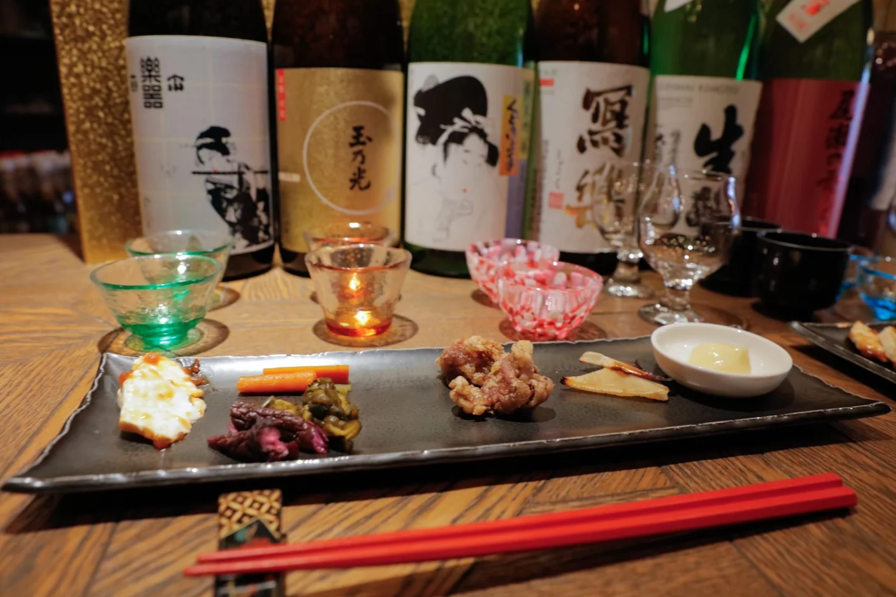 도쿄 가부키초 캐주얼 사케 시음 & 안주 페어링 체험