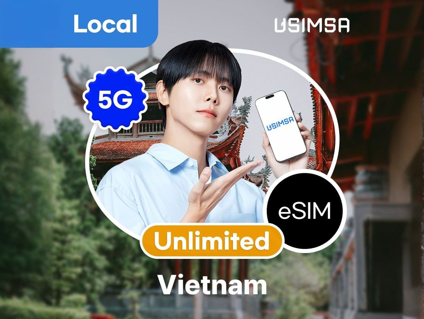 [10% OFF] [Truly Unlimited] Vietnam Local eSIM