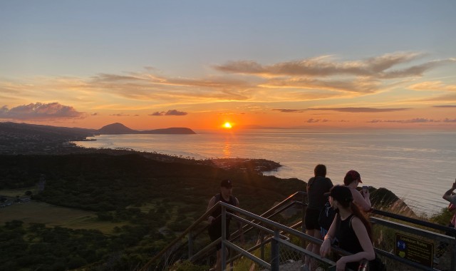 하와이 호놀룰루 다이아몬드 헤드 일출 하이킹 투어