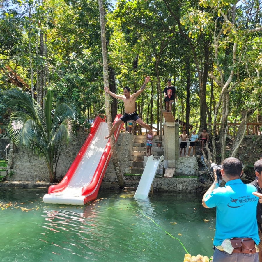 보라카이G 말룸파티 프라이빗 투어 (튜빙 & 짚라인 & 닭볶음탕 포함)