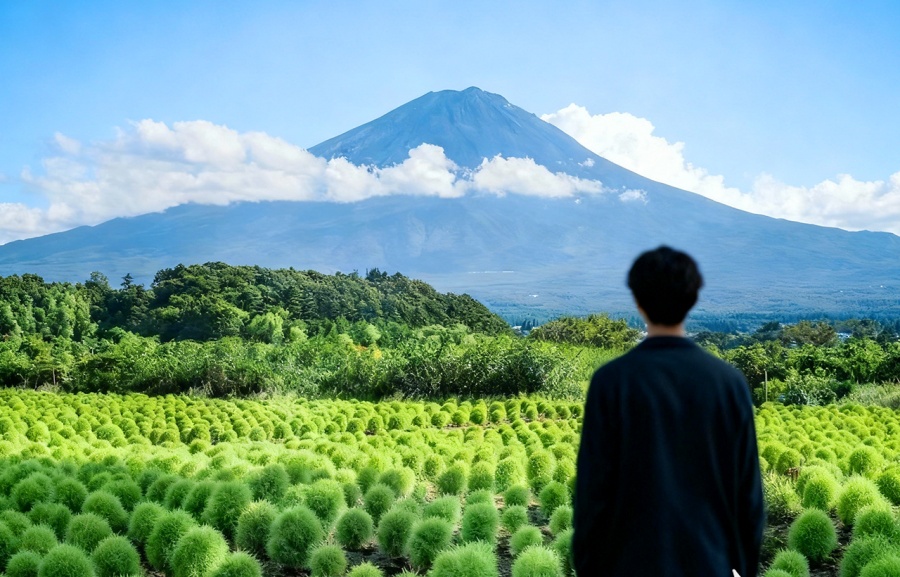 [독점할인] 도쿄 출발: 후지산 인생샷 명소 핫플레이스 일일 투어 - 신쿠라야마 + 오시노 + 가와구치코