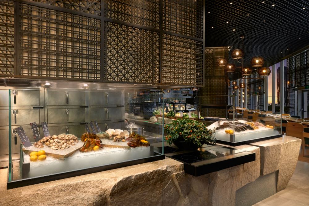 마카오 그랜드 하얏트 호텔 메자 9 뷔페