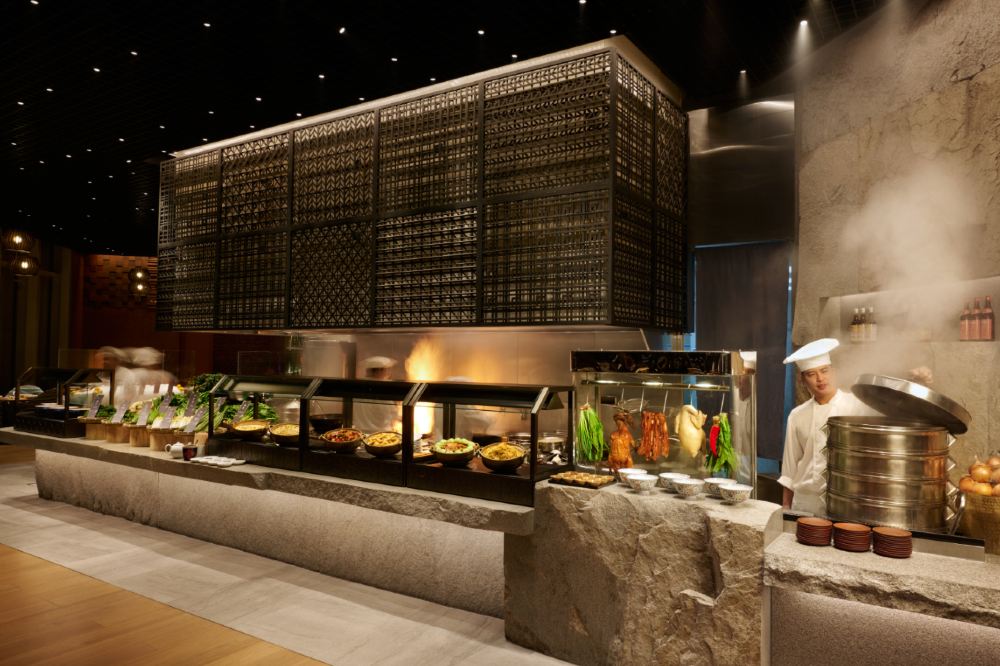 마카오 그랜드 하얏트 호텔 메자 9 뷔페