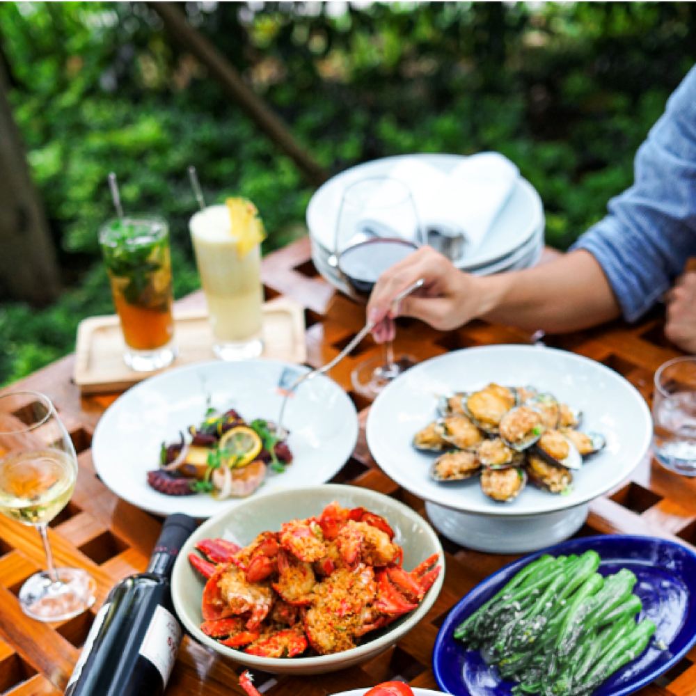 마카오 그랜드 하얏트 호텔 메자 9 뷔페