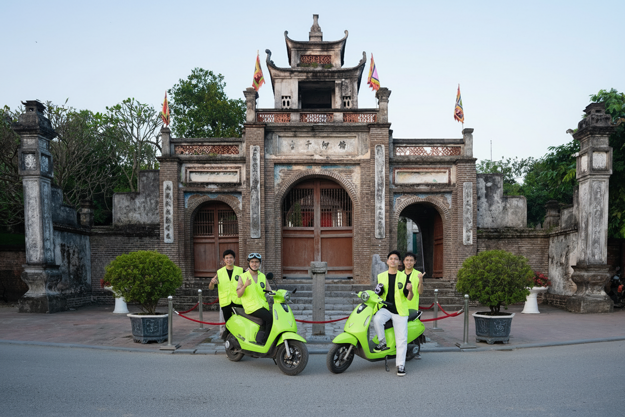하노이 전기 스쿠터 타고 즐기는 전원 투어