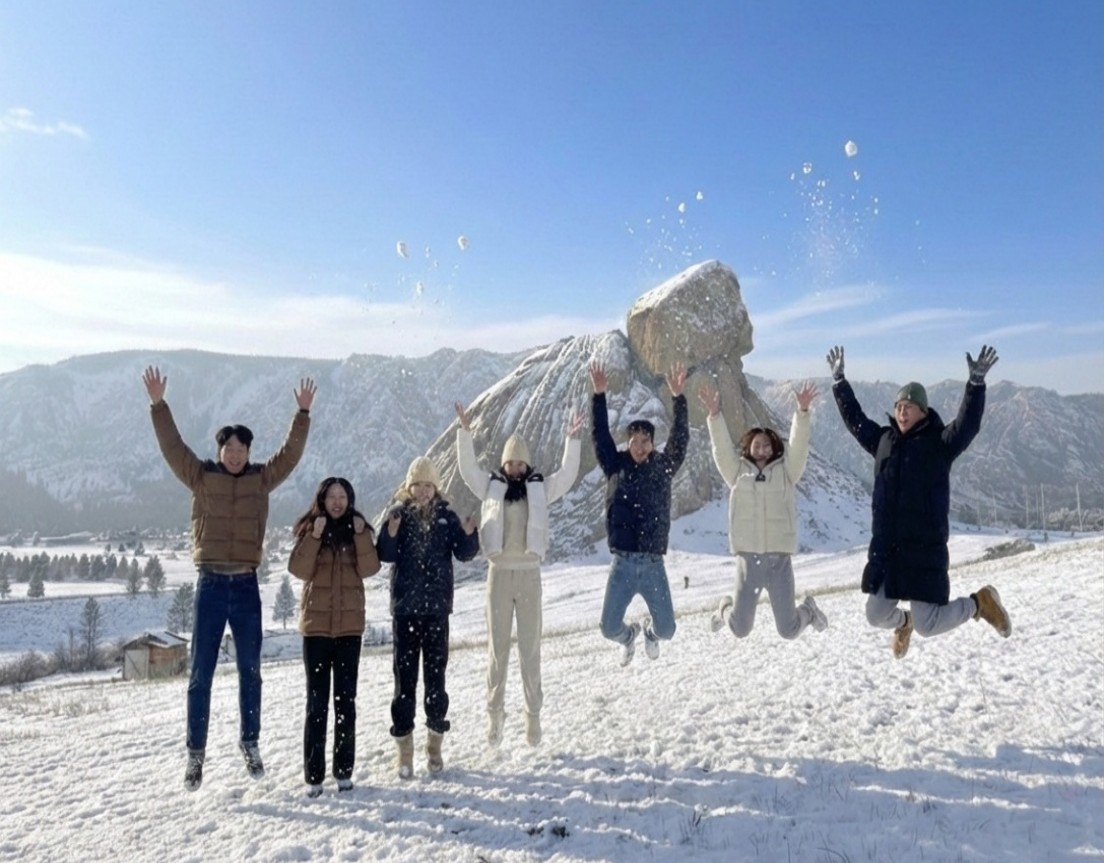 [밝은미래] [3박4일] 겨울 몽골 중부 투어 (미니사막 - 울란바토르 - 테를지)