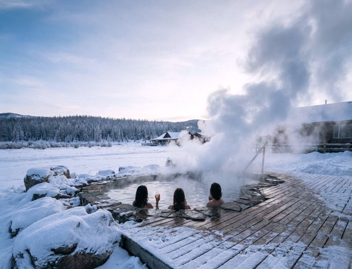 [밝은미래] [3박4일] 오감으로 걷는 겨울 몽골 중부 투어 (미니사막 - 쳉헤르 온천 - 오기호수)