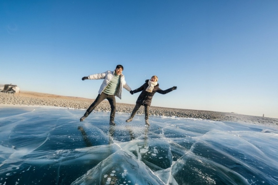 [밝은미래] [4박5일] 몽골 겨울 루프 매일 다른 코스 중부 투어 (미니사막 - 쳉헤르 온천 - 오기호수 - 울란바토르)