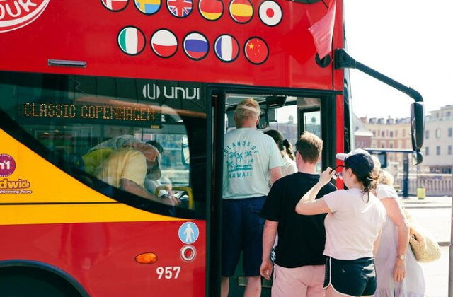 コペンハーゲン市内観光シティツアーバス（24/72時間）