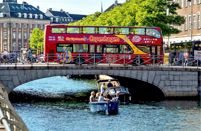 コペンハーゲン市内観光シティツアーバス（24/72時間）