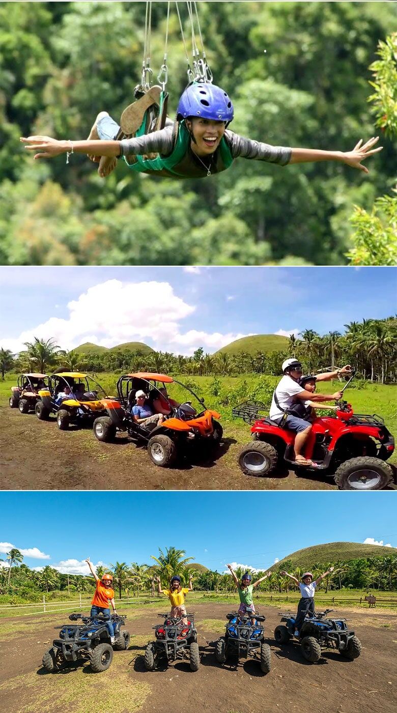 [렛츠고보홀] 보홀 육상 투어 + 선셋 감상 + 디너 뷔페 + 반딧불 투어 + 1시간 마사지 (보홀 라운지, 공항 드랍 포함)