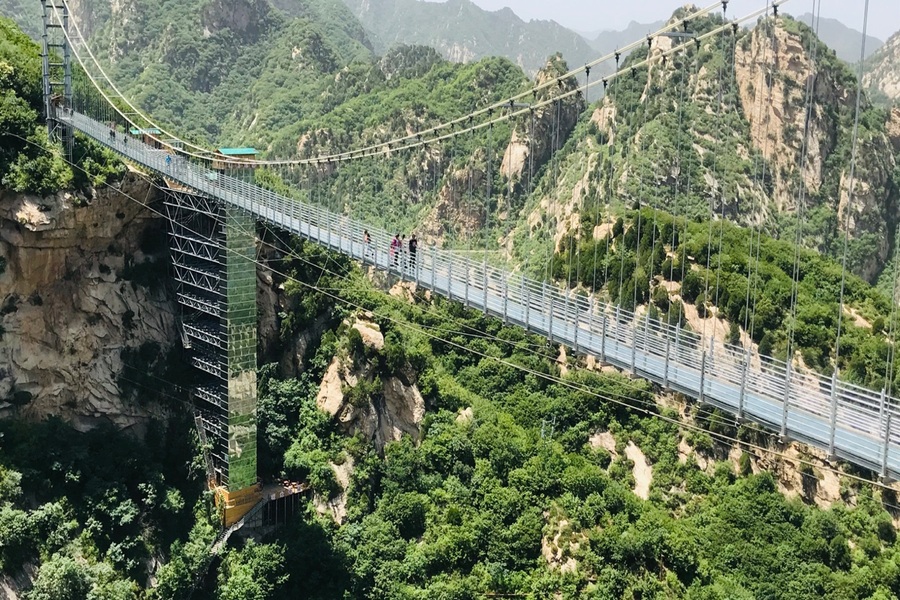 베이징 근교 청량곡 일일 버스 투어 (케이블카, 유리다리, 수정만리장성)