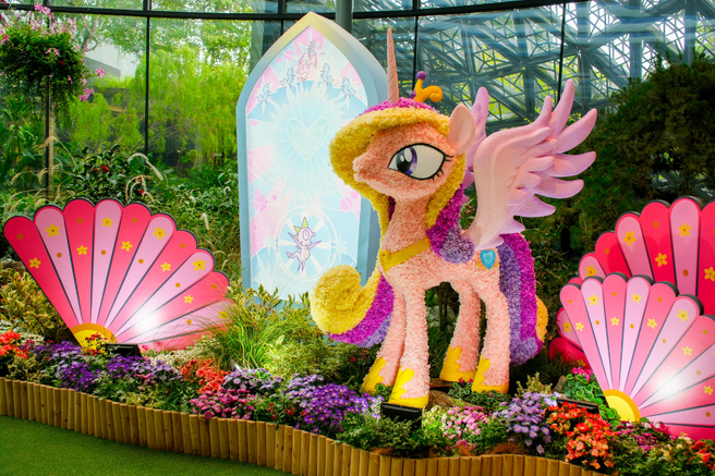 シンガポール ガーデンズ・バイ・ザ・ベイ フローラル・ファンタジー 入場チケット(マイリトルポニー 友情のペタル)