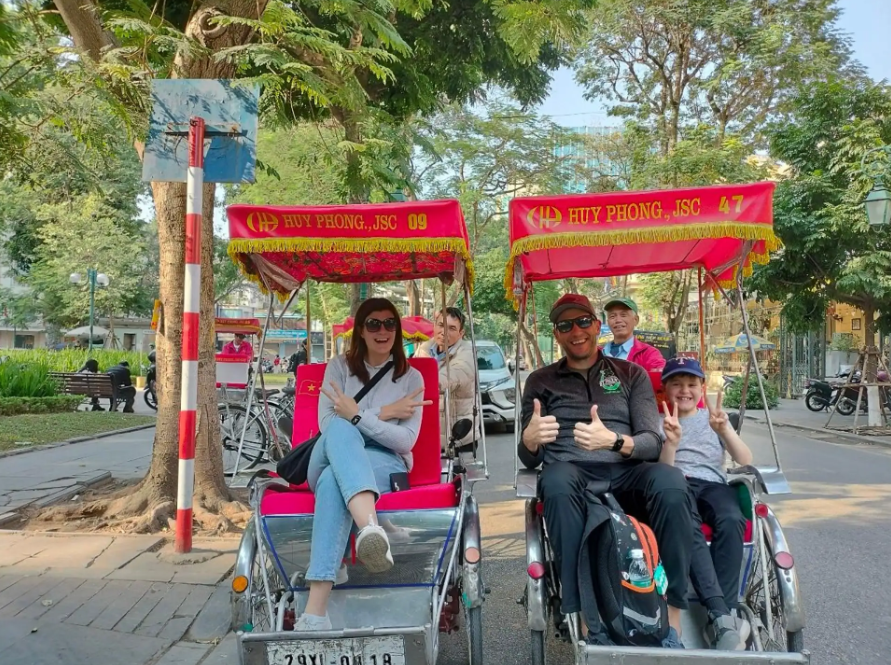 하노이 올드쿼터 씨클로 단독 투어