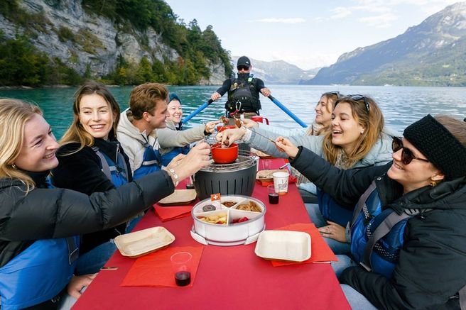 Interlaken Chocolate Fondue Float Boat Experience