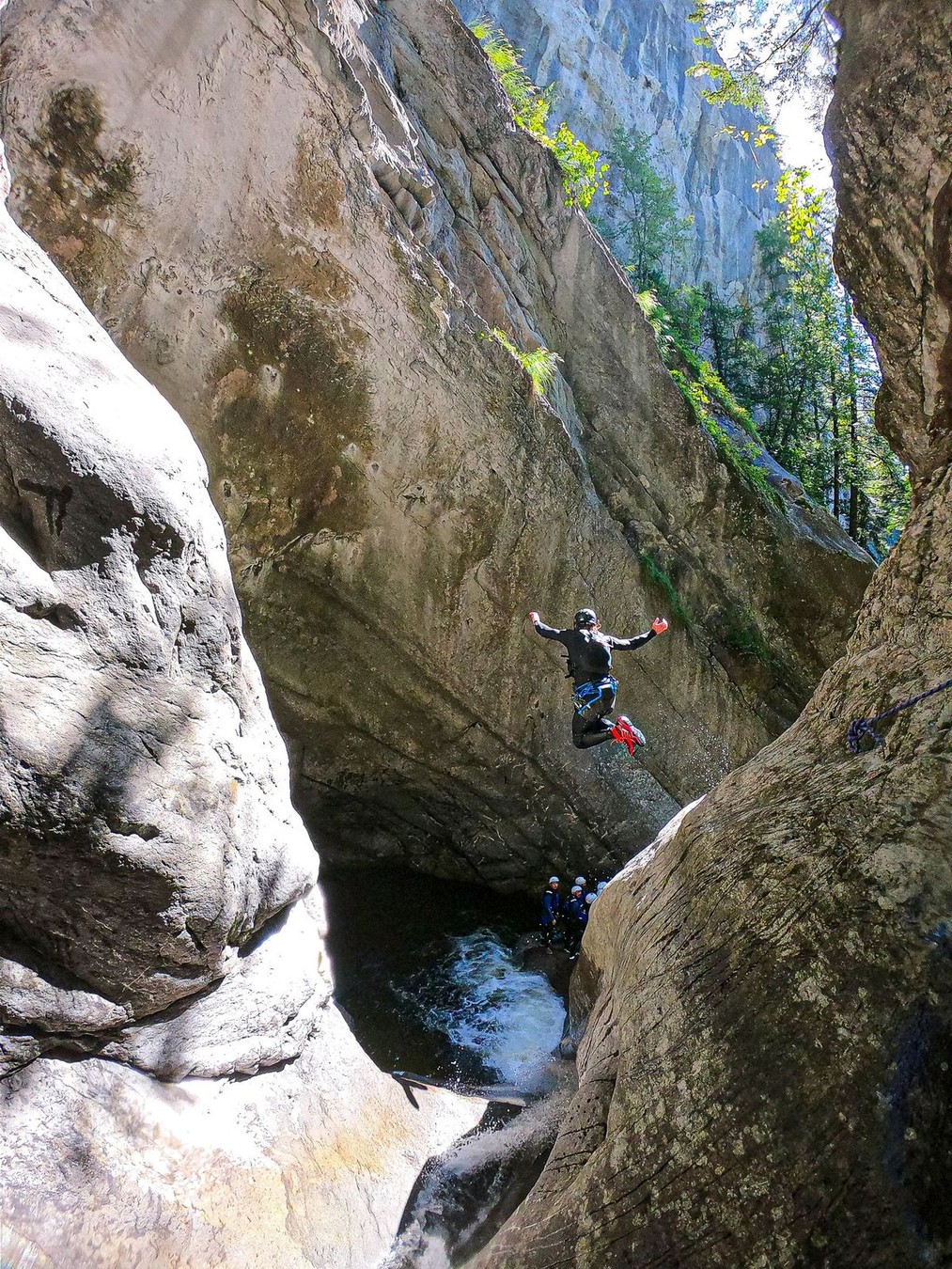 스위스 인터라켄 캐녀닝 클리 슐리에레 (상급 코스)