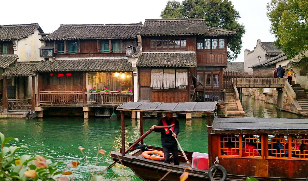 상하이 우전 수향마을 투어 (한국어가이드/전용차량/유람선 포함)
