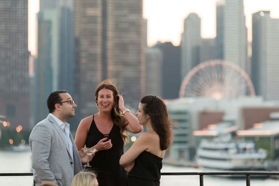 시카고 미시간 호수 브런치 & 런치 크루즈