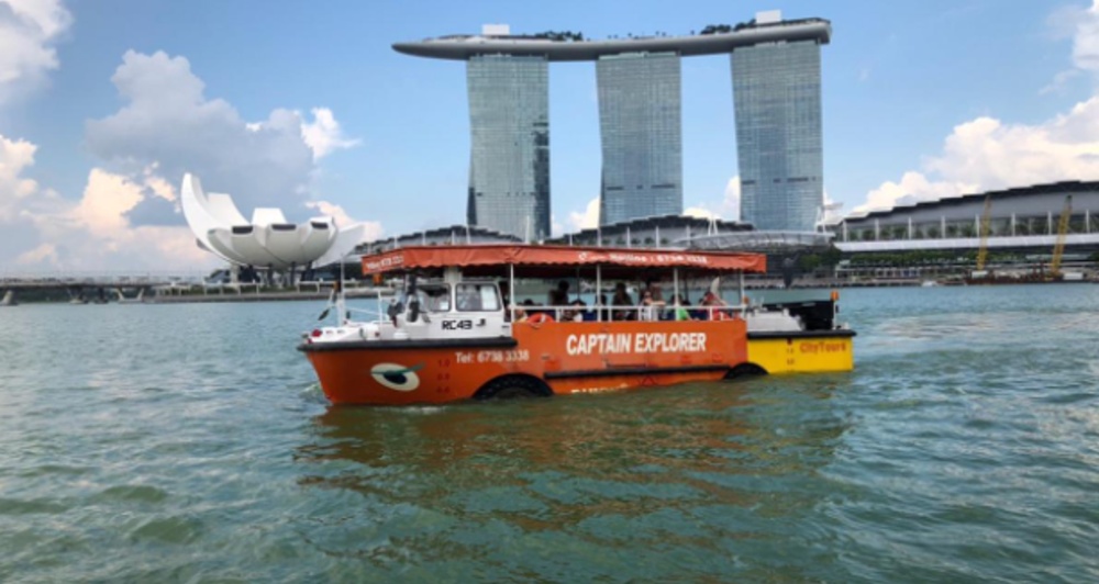 Singapore FunVee Open Top City Tour Bus